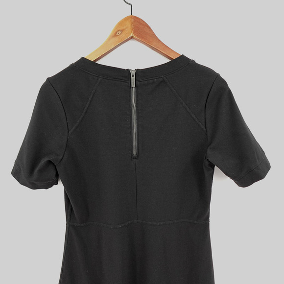 Athleta Dress Womens Small Black Ponte Fit and Flare En Route Career Office - Picture 6 of 16